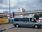 Бесплатный автобус Genser в пункт аренды автомобилей АрендаАвто-сгп на ул.Добролюбова